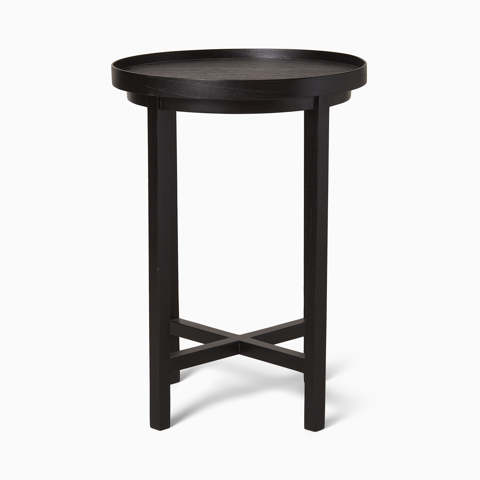 sidobord fleur svart