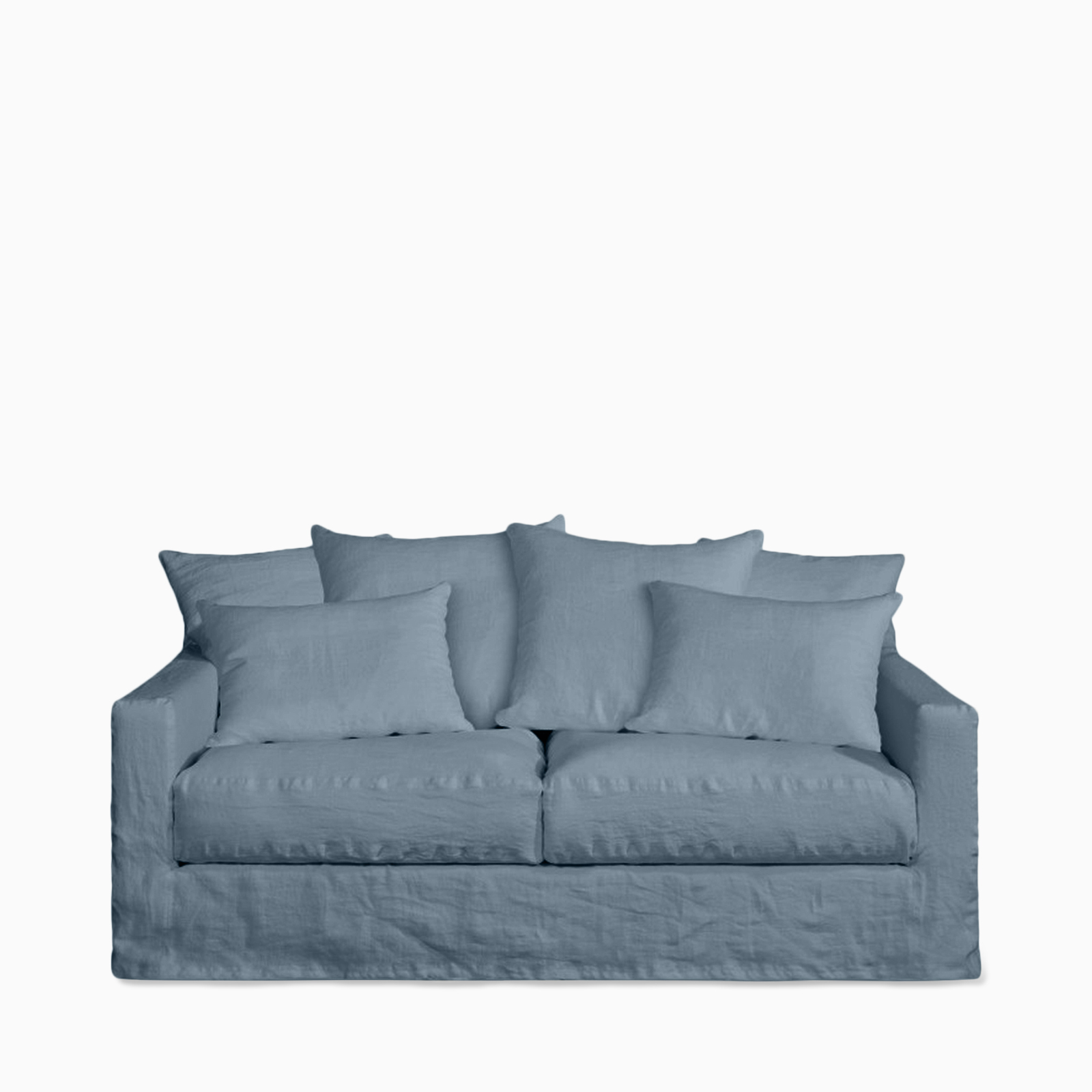 soffa biarritz 2-sits newlin bleu gris