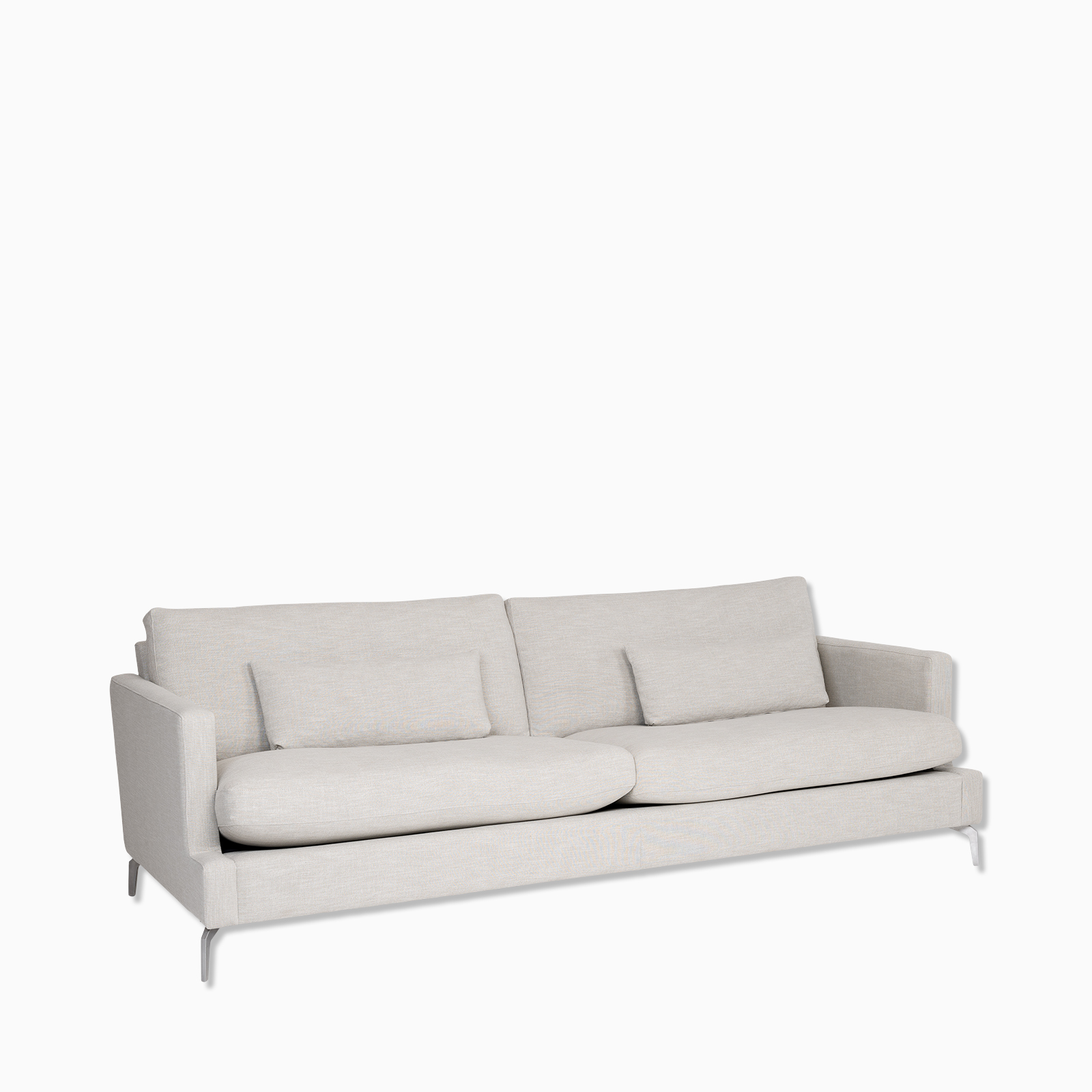 Vit 3,5-sits Soffa
