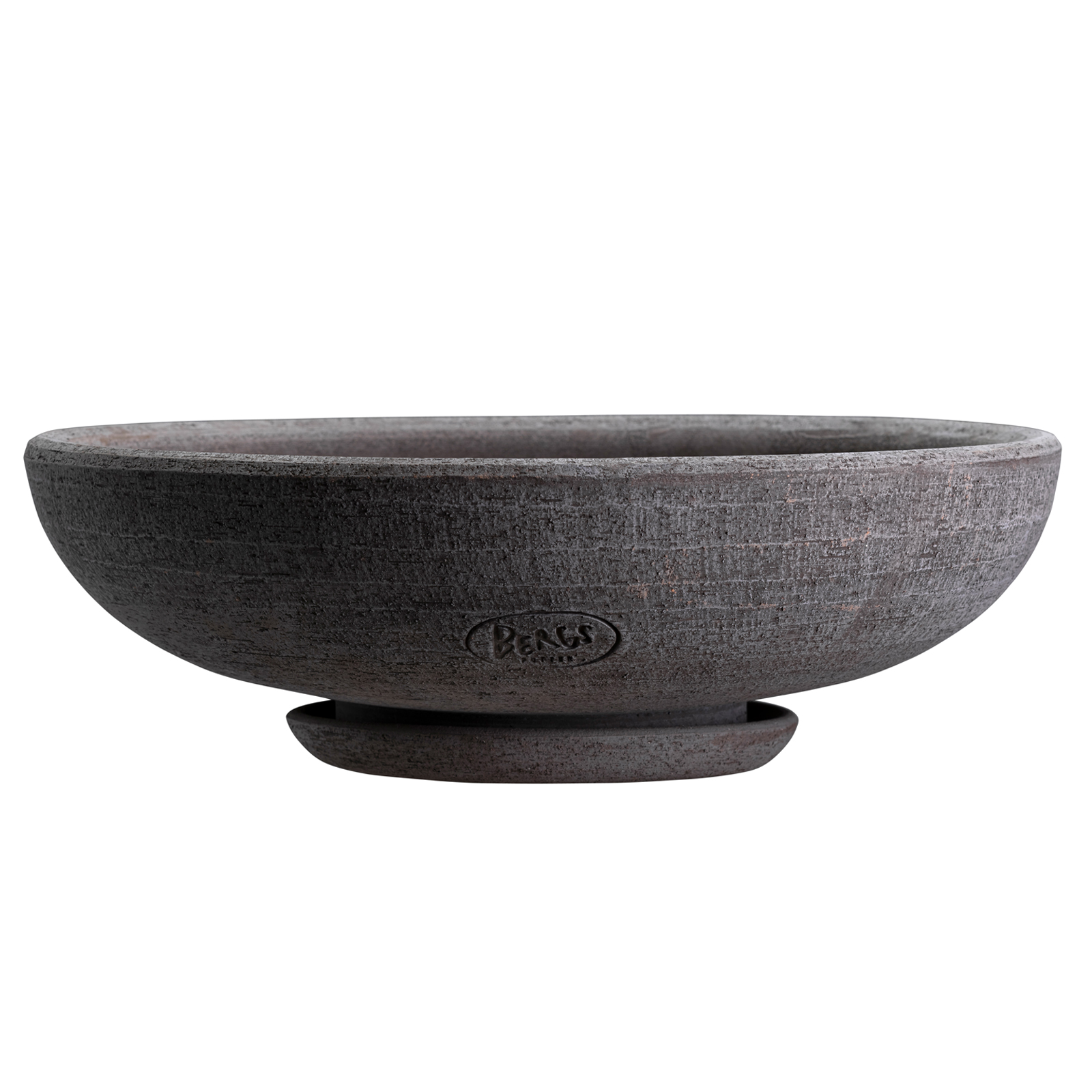 Kruka Ada ø30 cm grå med fat