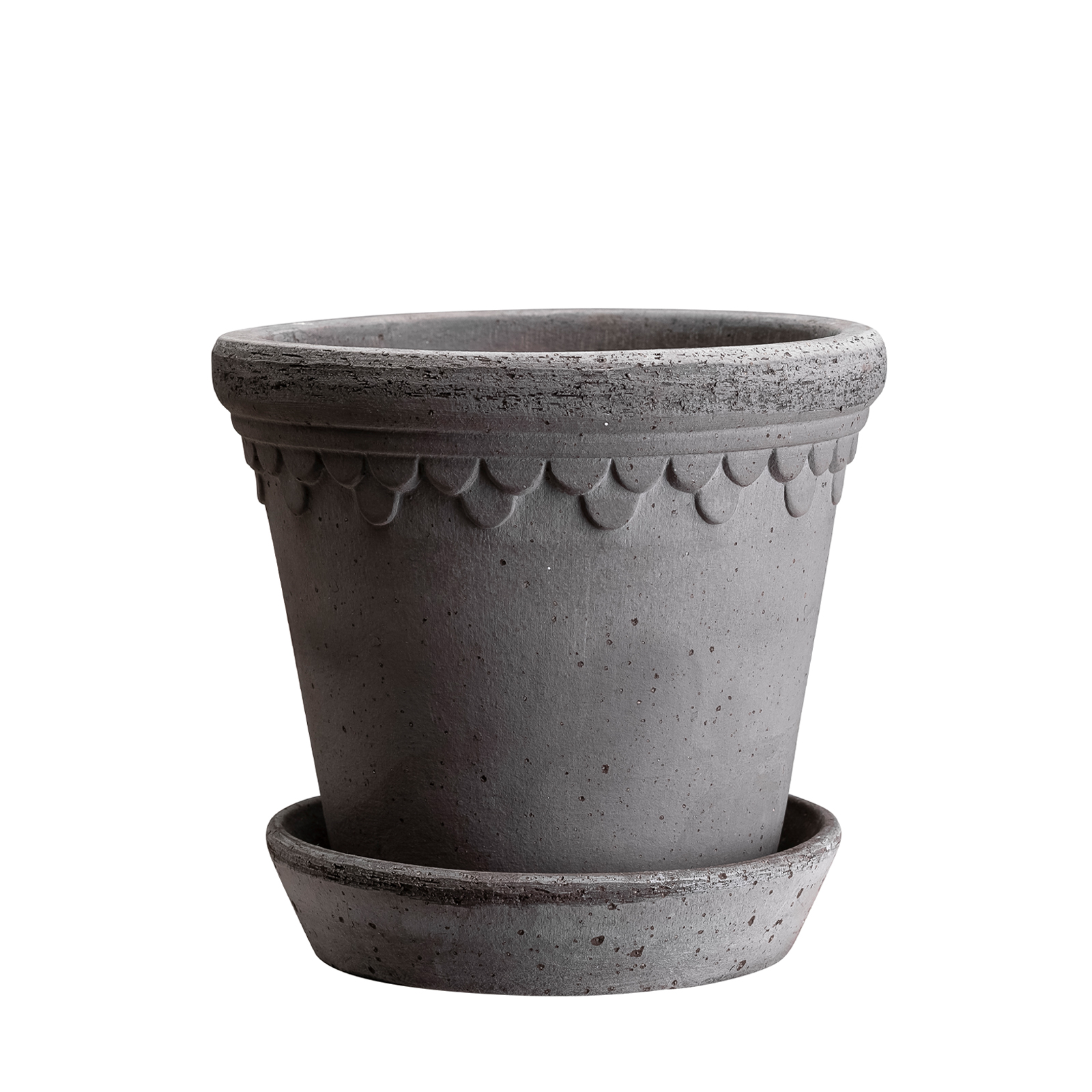 Kruka Köpenhamn ø25 cm grå med fat