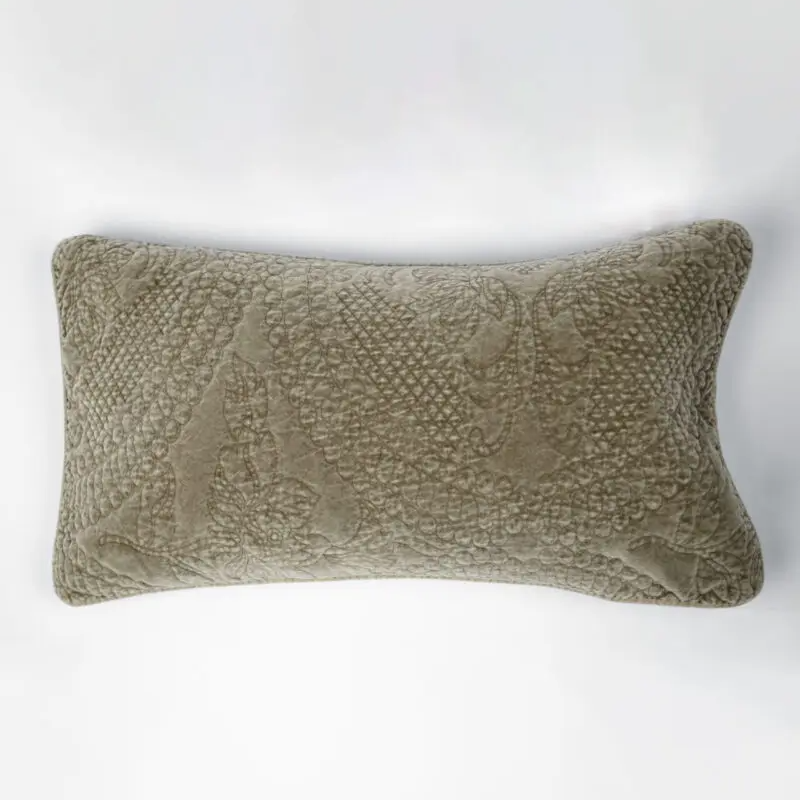 Kuddfodral Sara bomull taupe 40x70