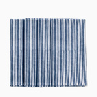 Servett Stripe Navy Blue 4-pack bomull