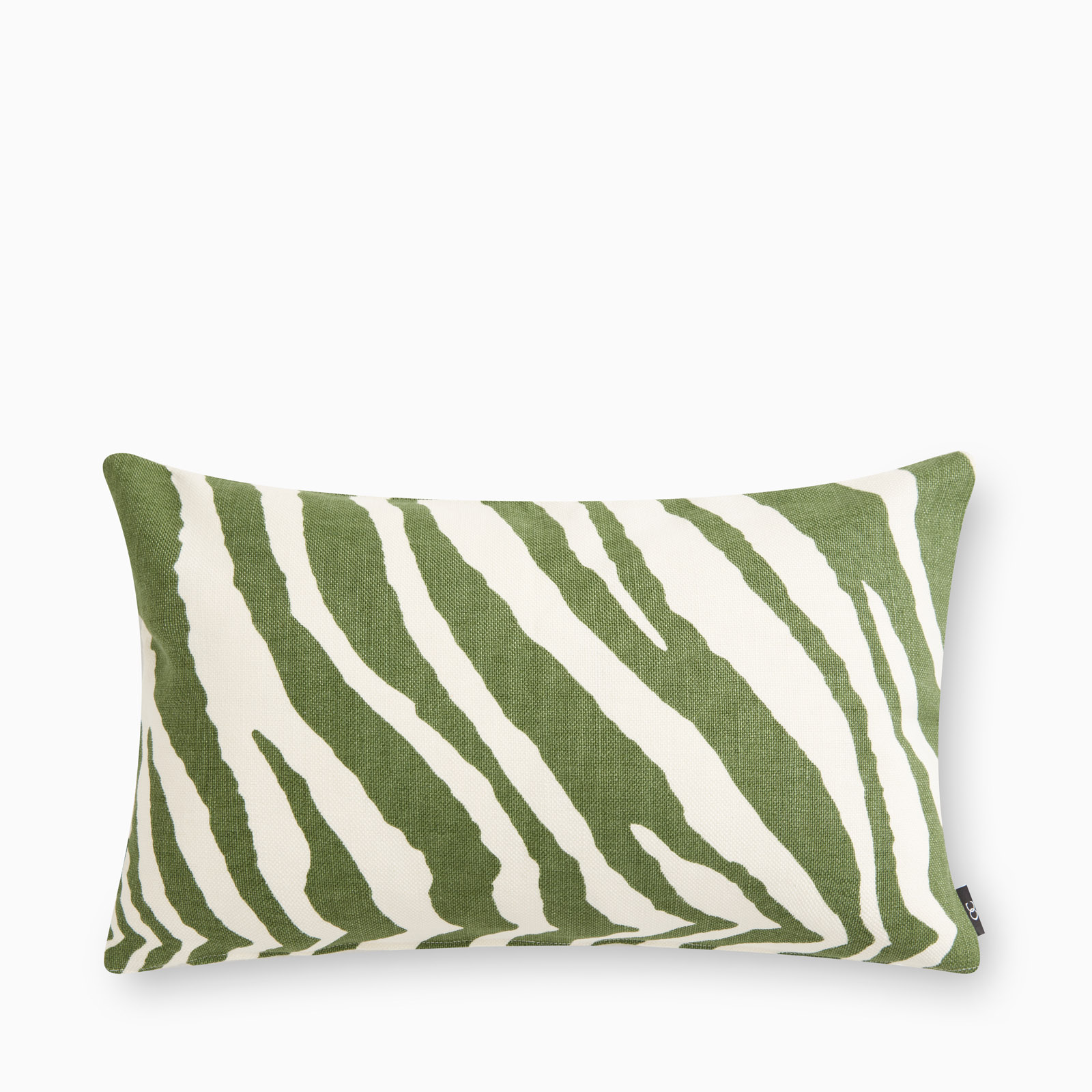 Kuddfodral Zebra 30x50 grön