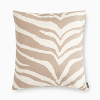 Kuddfodral Zebra 50x50 beige