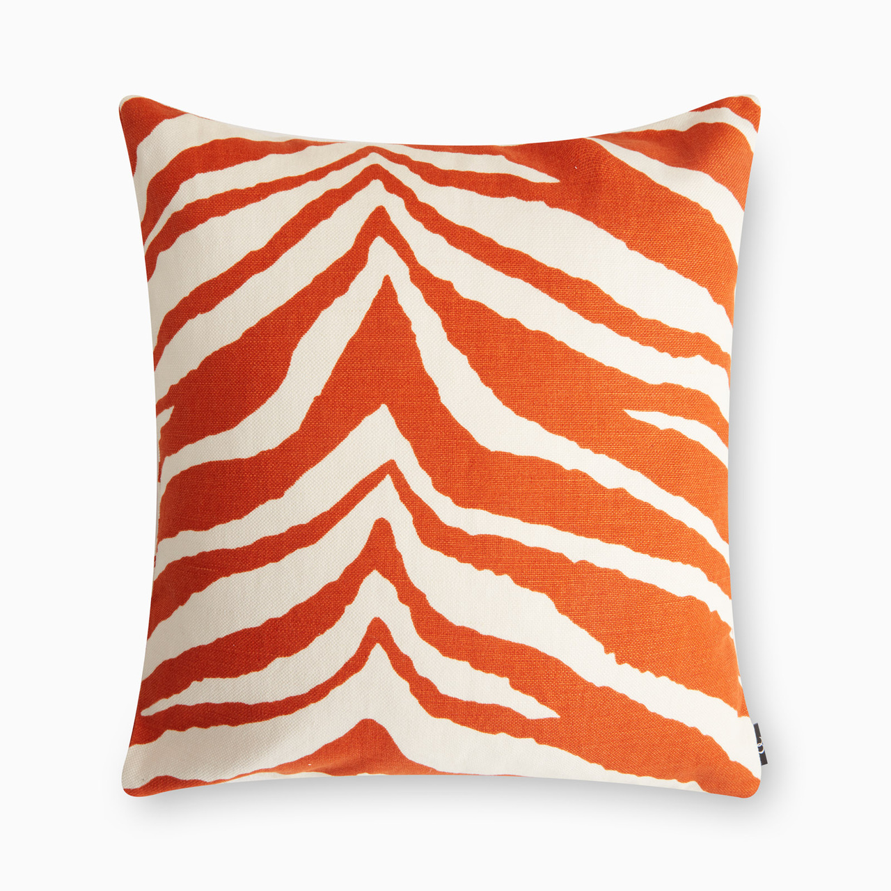 Kuddfodral Zebra 50x50 orange