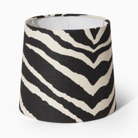 Lampskärm Sixten 25 cm Zebra svart