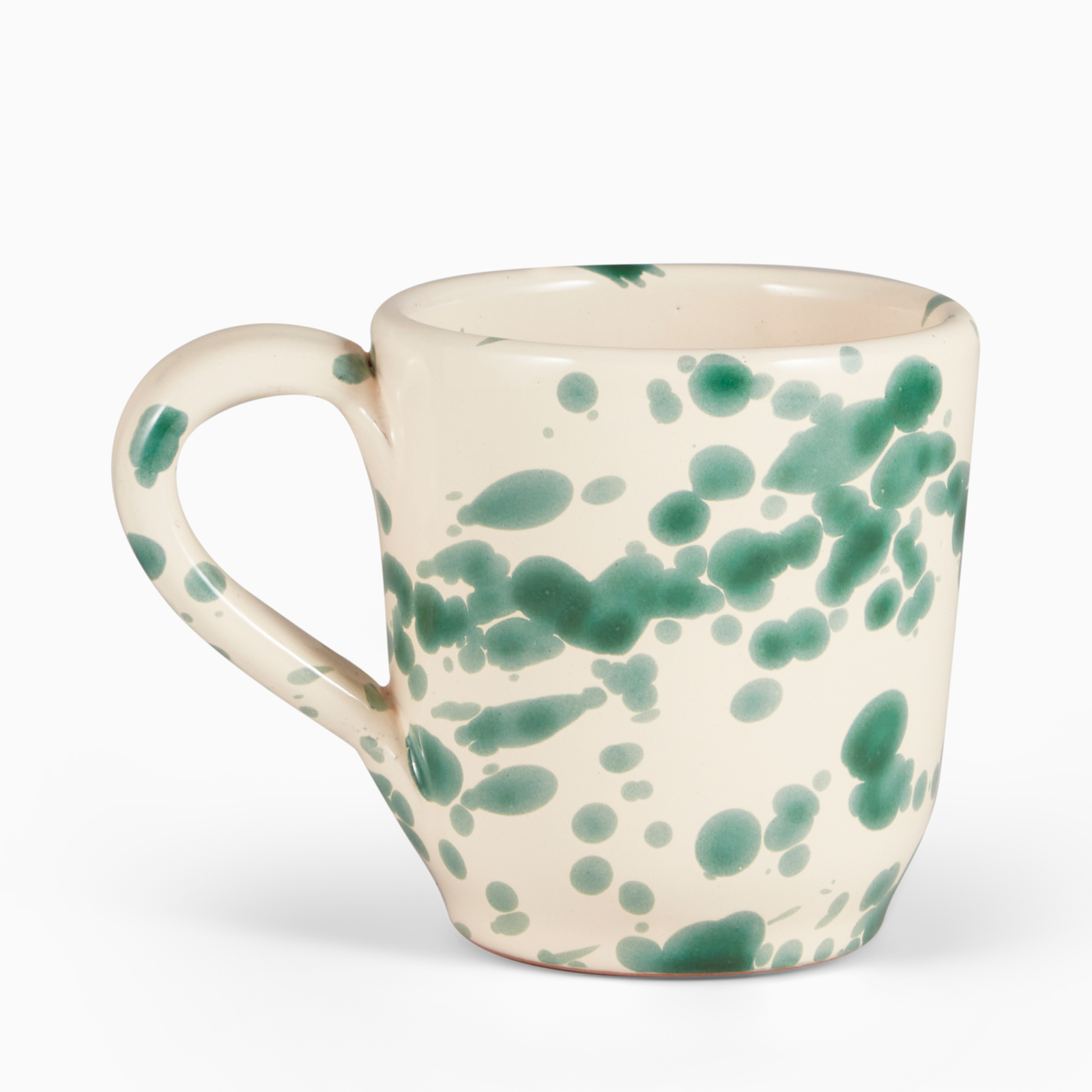 Kaffemugg Spruzzi 9cm grön