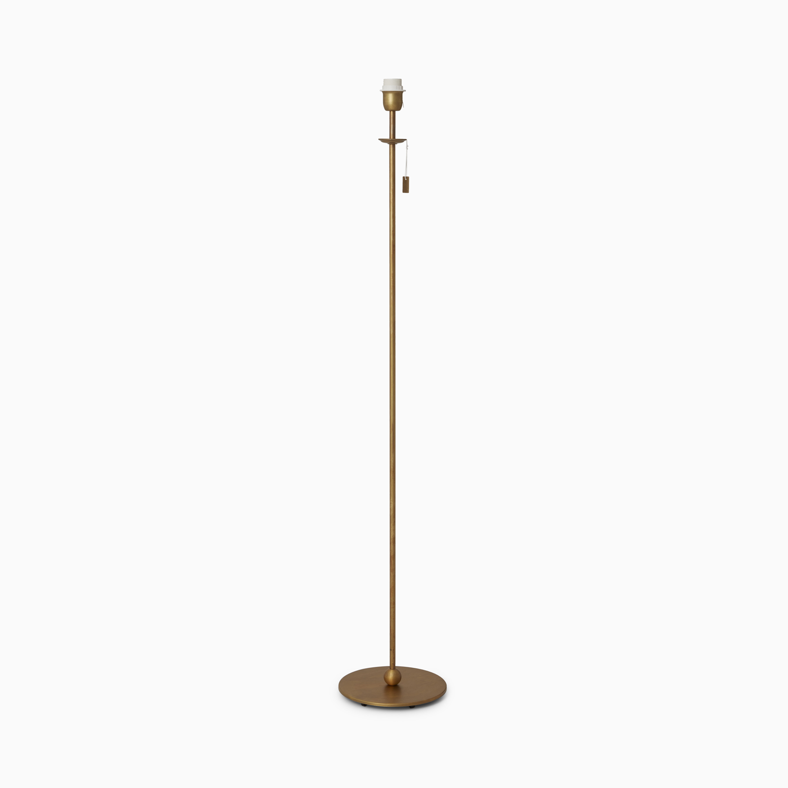 Golvlampa Uno 155 cm råmässing