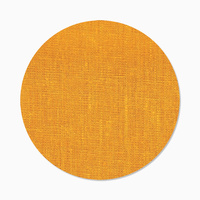 Glasunderlägg 10cm mustard delight