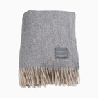 Pläd Portabello & Skiffer Melange 130x170 mohair