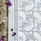 Duk Big Paisley 170x270 Blå Cashmere