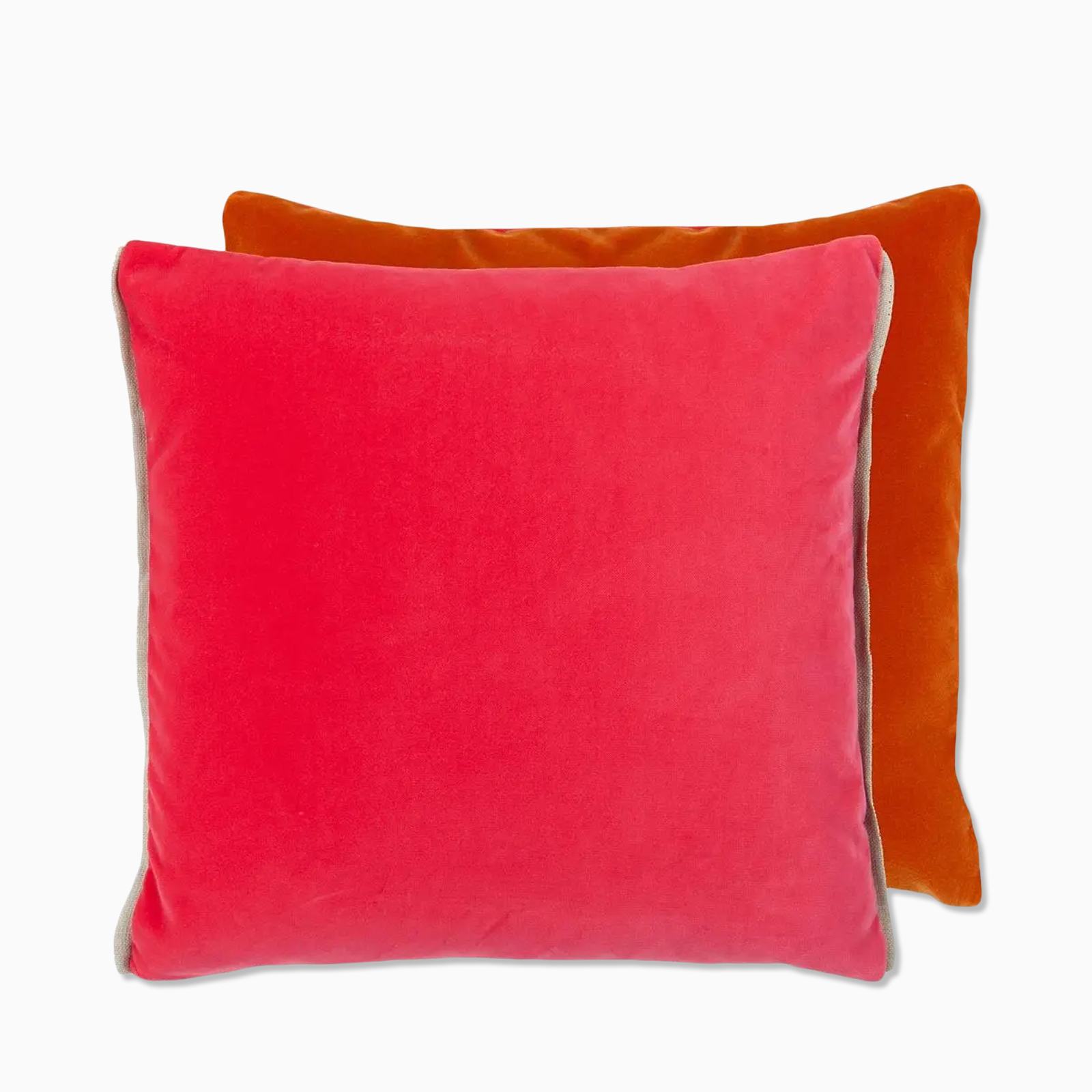 Kudde Varese Bright Fuchsia & Saffron 43x43