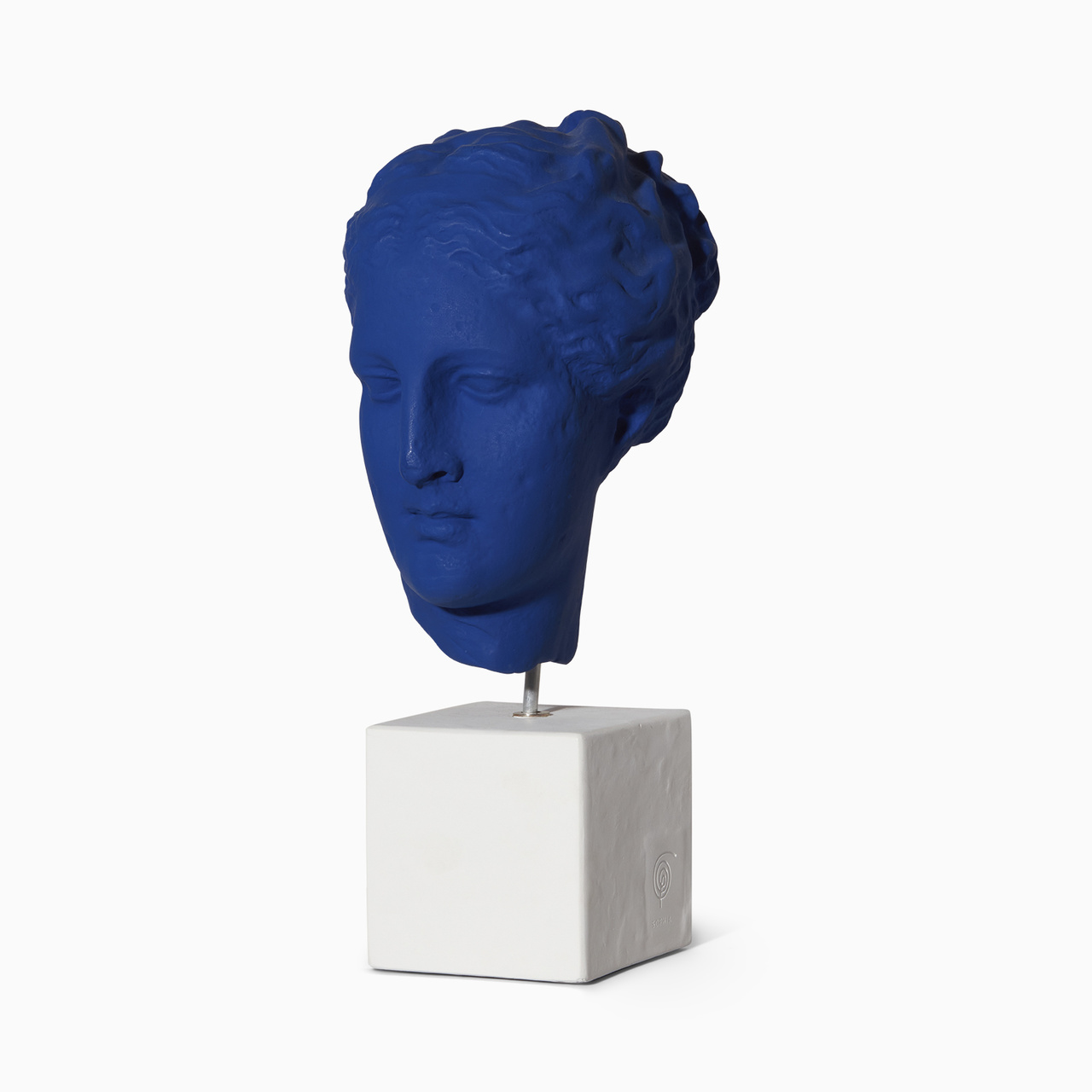 Staty Hygeia 45 cm blå