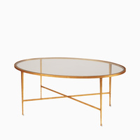 Soffbord Wells oval guld