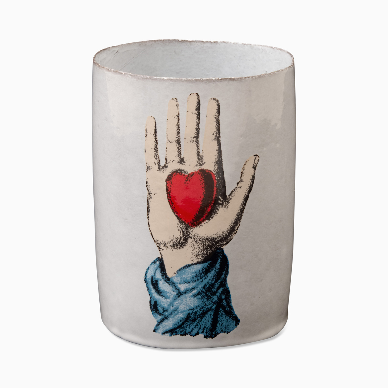 Vas Heart in Hand Johan Derian 12,5 cm