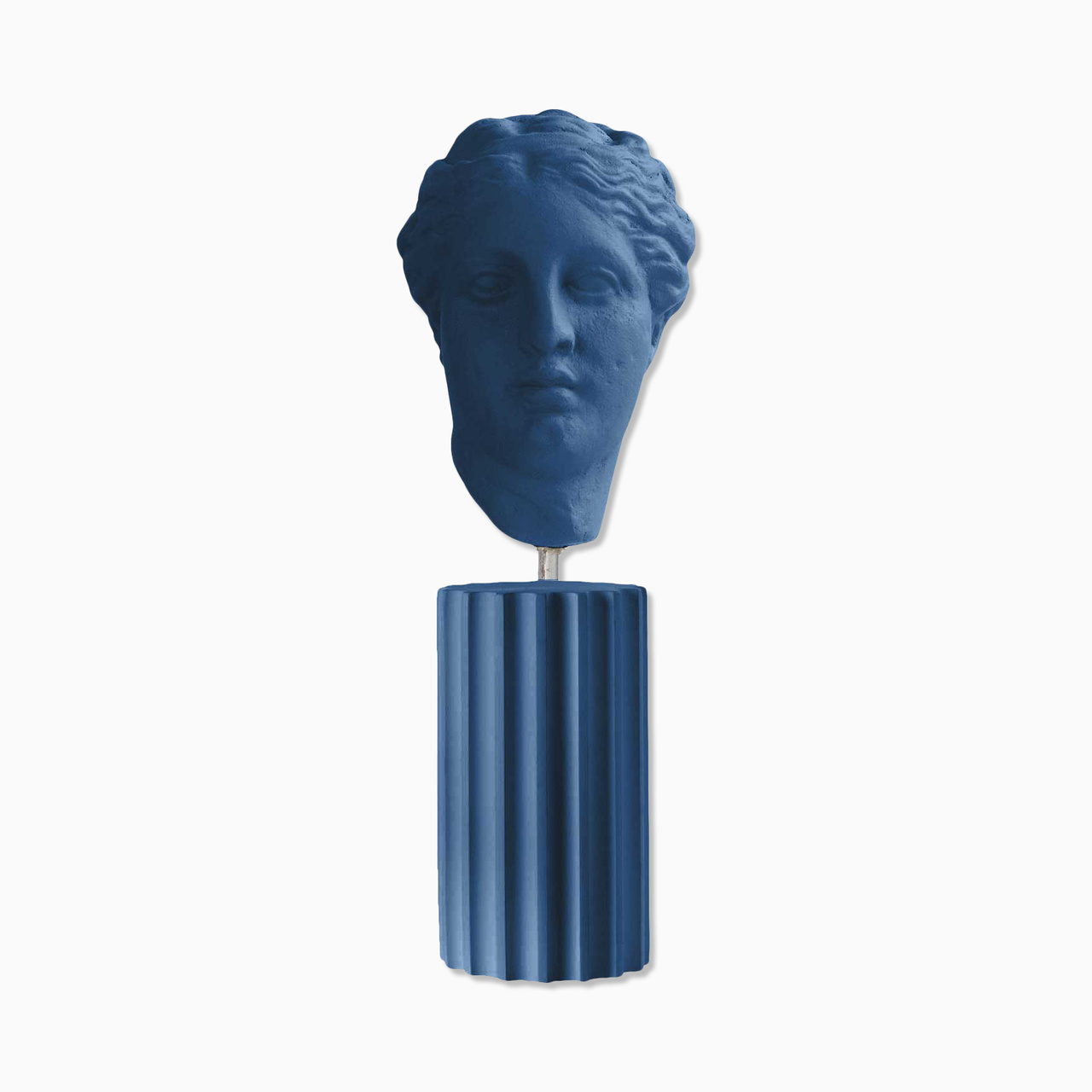 Staty Hygeia Denim 16 cm blå
