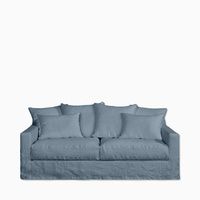 Soffa Biarritz 3-sits Newlin bleu gris