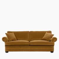 Soffa Oxford 3-sits Softy gul