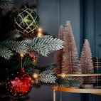 Julgran 45 cm Glitter Champagne