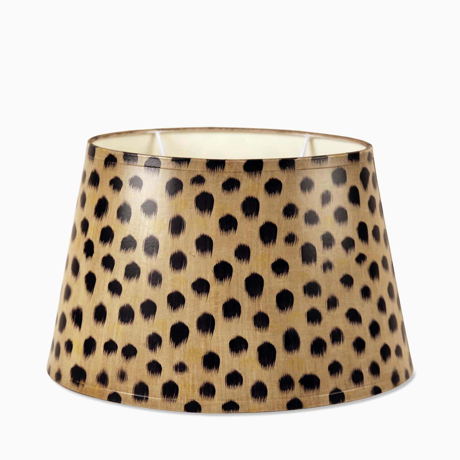 Lampskärm oval 30 cm leopard