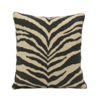 Kuddfodral Zebra svart och sand 50x50 cm
