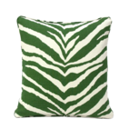 Kuddfodral Zebra grön 50x50 cm
