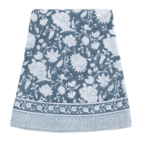 Duk Indian Rose rund 220 cm true navy bomull