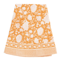 Duk Indian Rose rund 220cm orange bomull