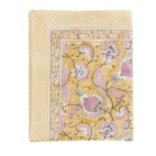 Duk Pomegranate 170x270cm yellow rose bomull