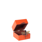 Box lack med trollslända liten orange