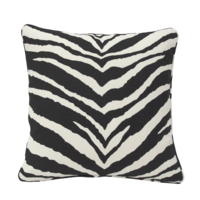 Kuddfodral Zebra svart 50x50 cm