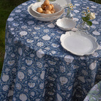 Duk Tangier Pomegranate 150x350 cm blue bomull