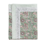 Duk Indian Summer170x270 cm green/rose bomull