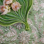 Duk Indian Summer170x270 cm green/rose bomull