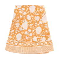 Duk Indian Rose rund 160 cm orange bomull