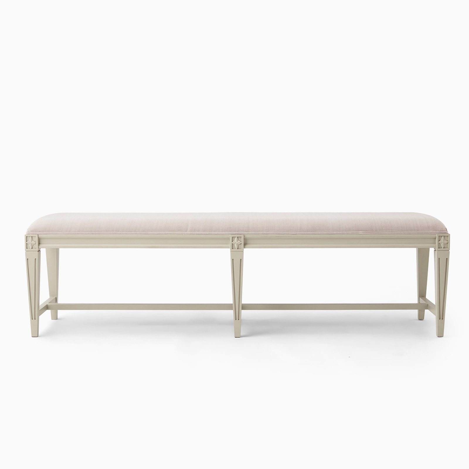 Bänk Clothilde 150 cm antikgrå