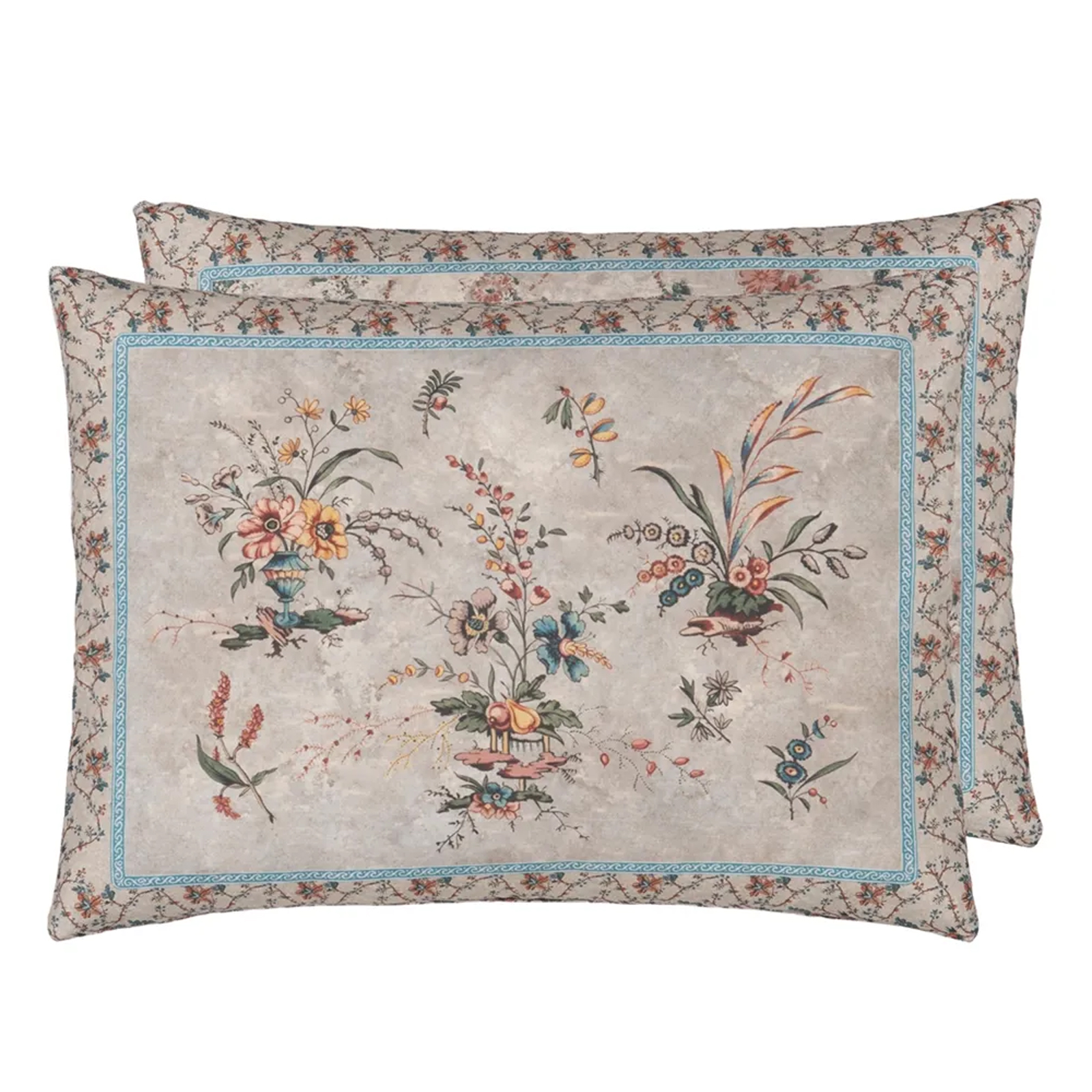 Kudde Vintage Floral Linen