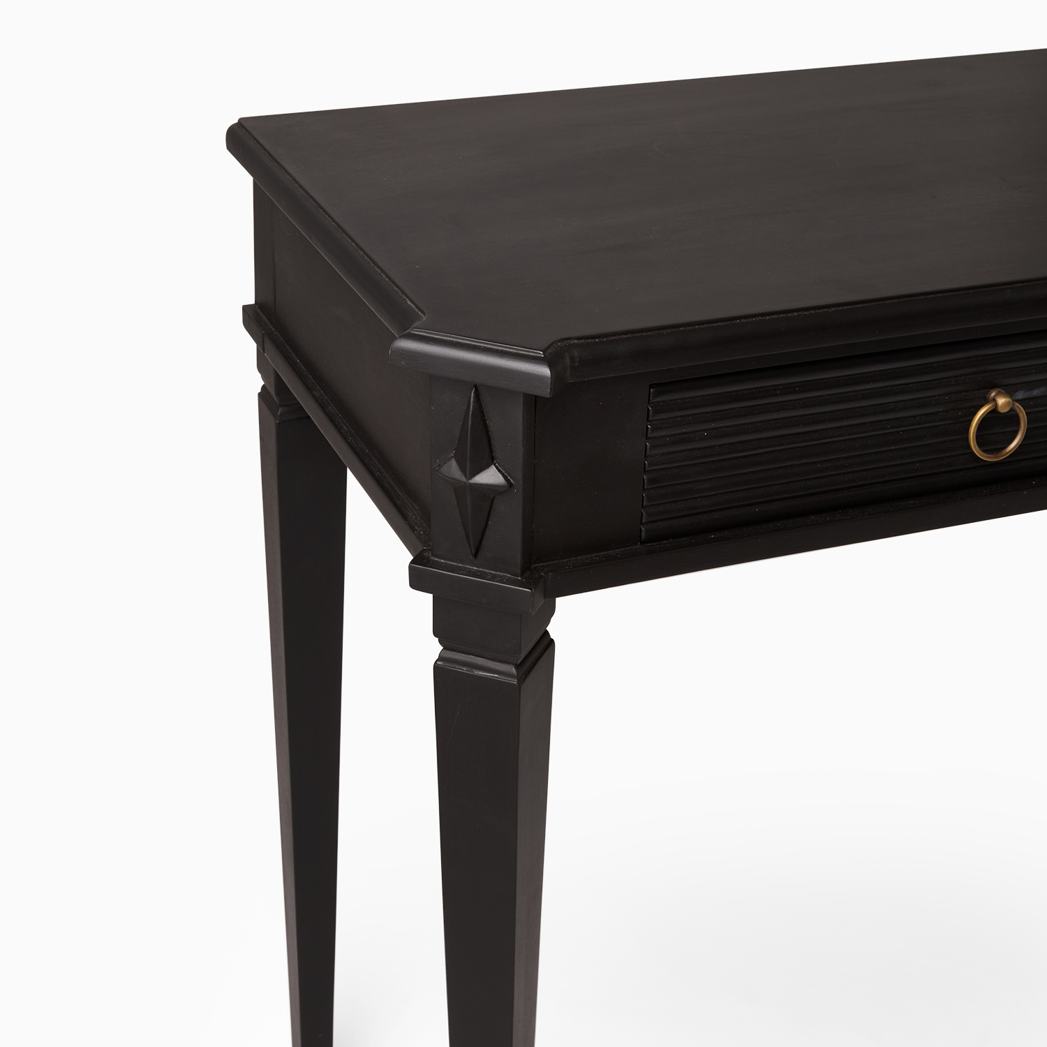 Avlastningsbord 3 lådor svart