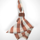 Zuri servettring läder