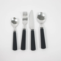 Bestickset Lise svart 24 delar