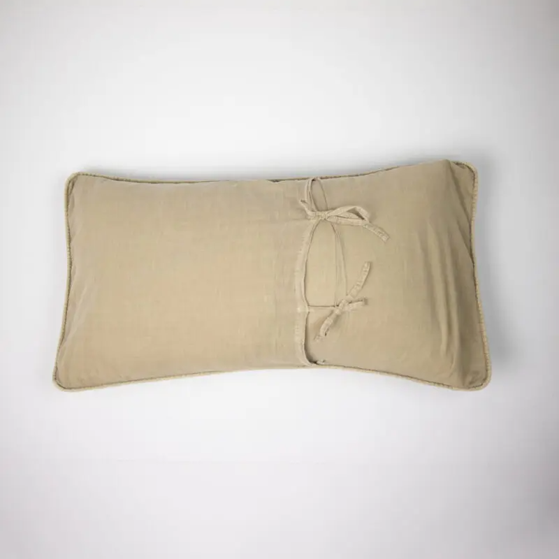 Sara kuddfodral bomull taupe 40x60
