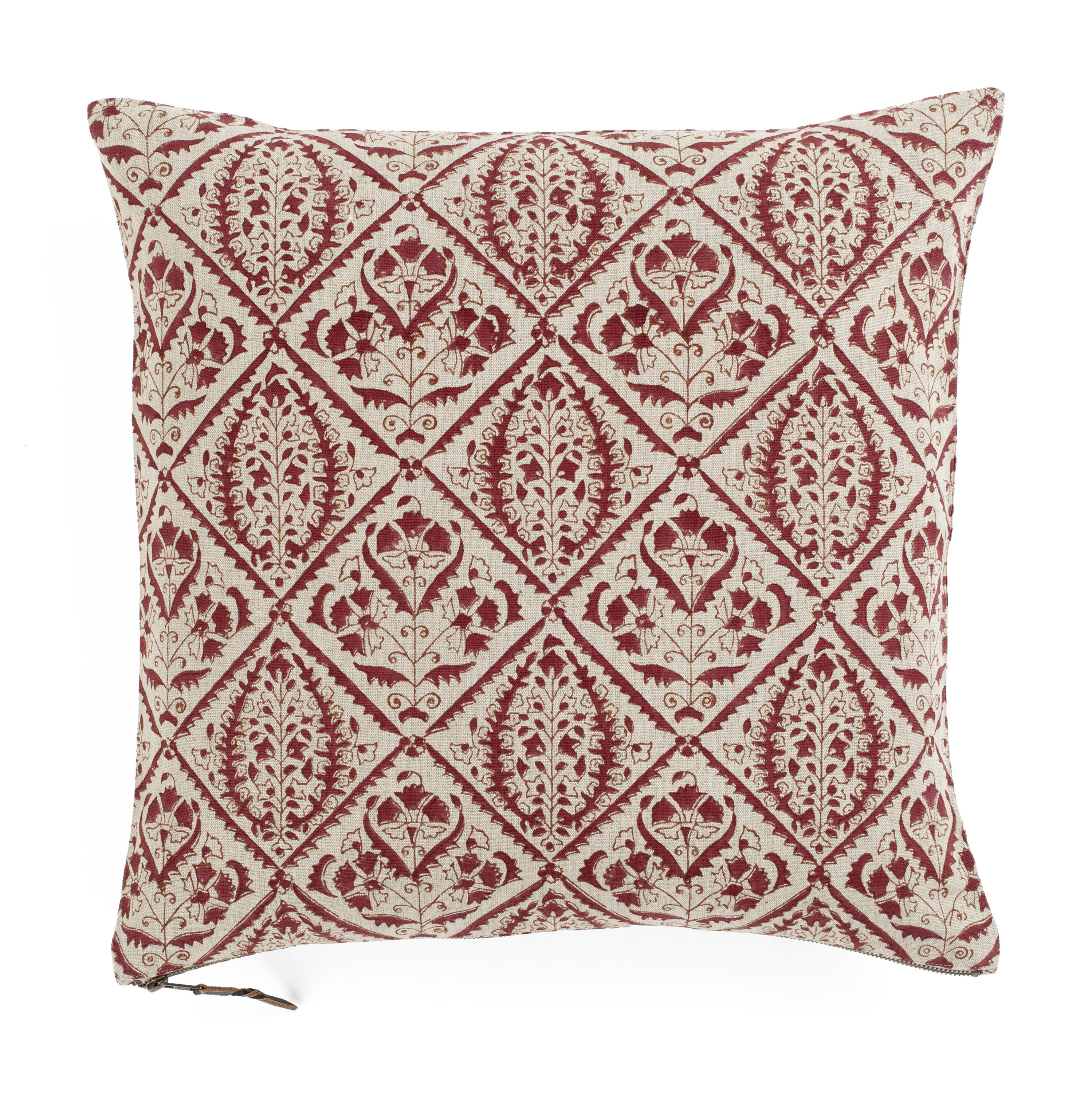 Kuddfodral Jaipur röd 50x50cm