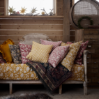 Kuddfodral Jaipur röd 50x50cm