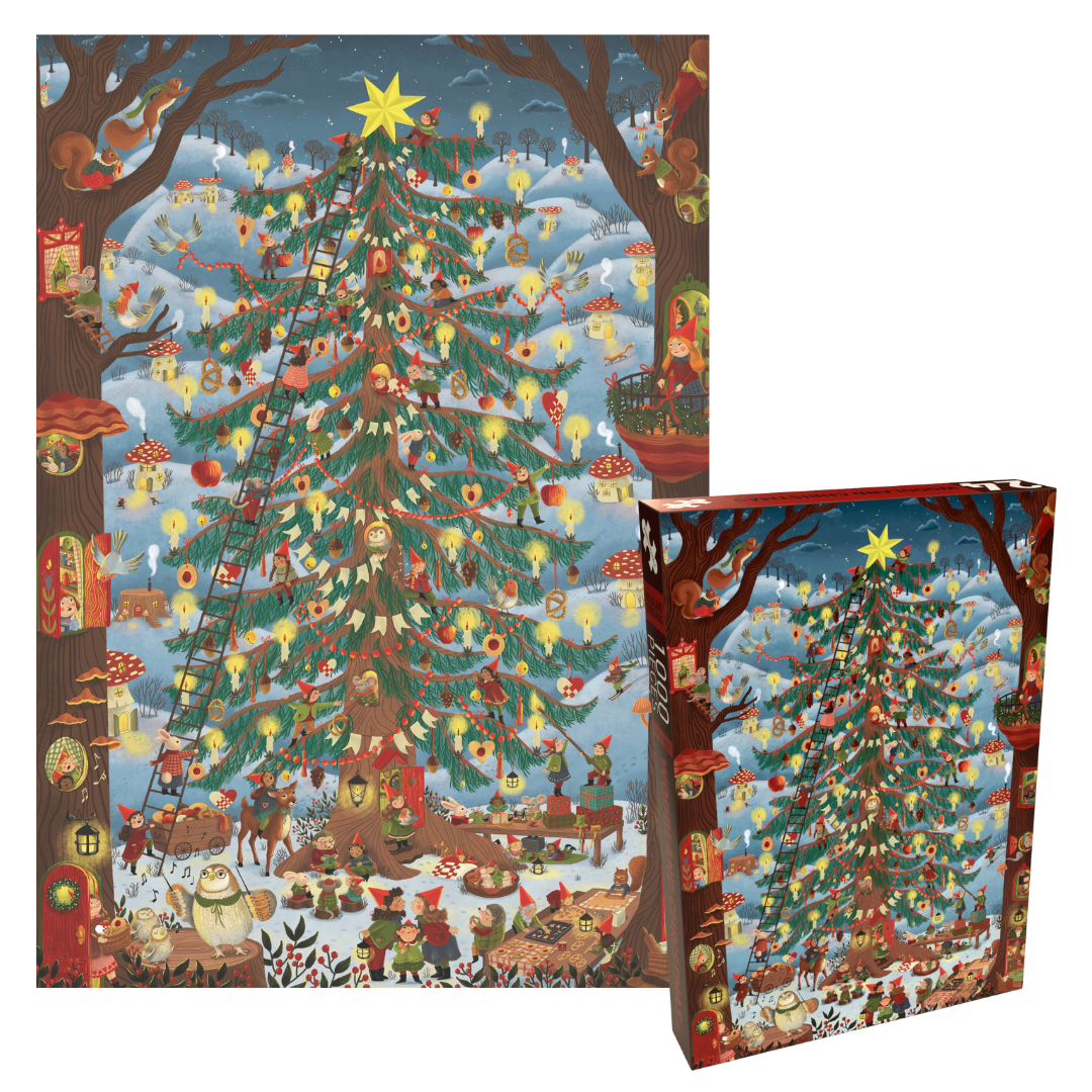 Pussel Woodland Christmas 1000 bitar 