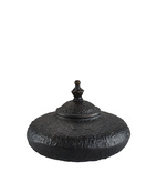 Ask Fiora rund liten svart/brons