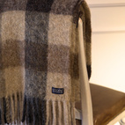 Pläd Chunky Buffalo Check Brun