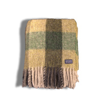 Pläd Chunky Buffalo Check Grön