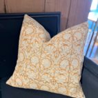 Kuddfodral linne Paradise Ochre 50x50cm