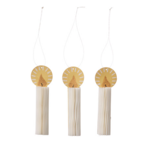 Juldekoration ljus i papper 3 st				